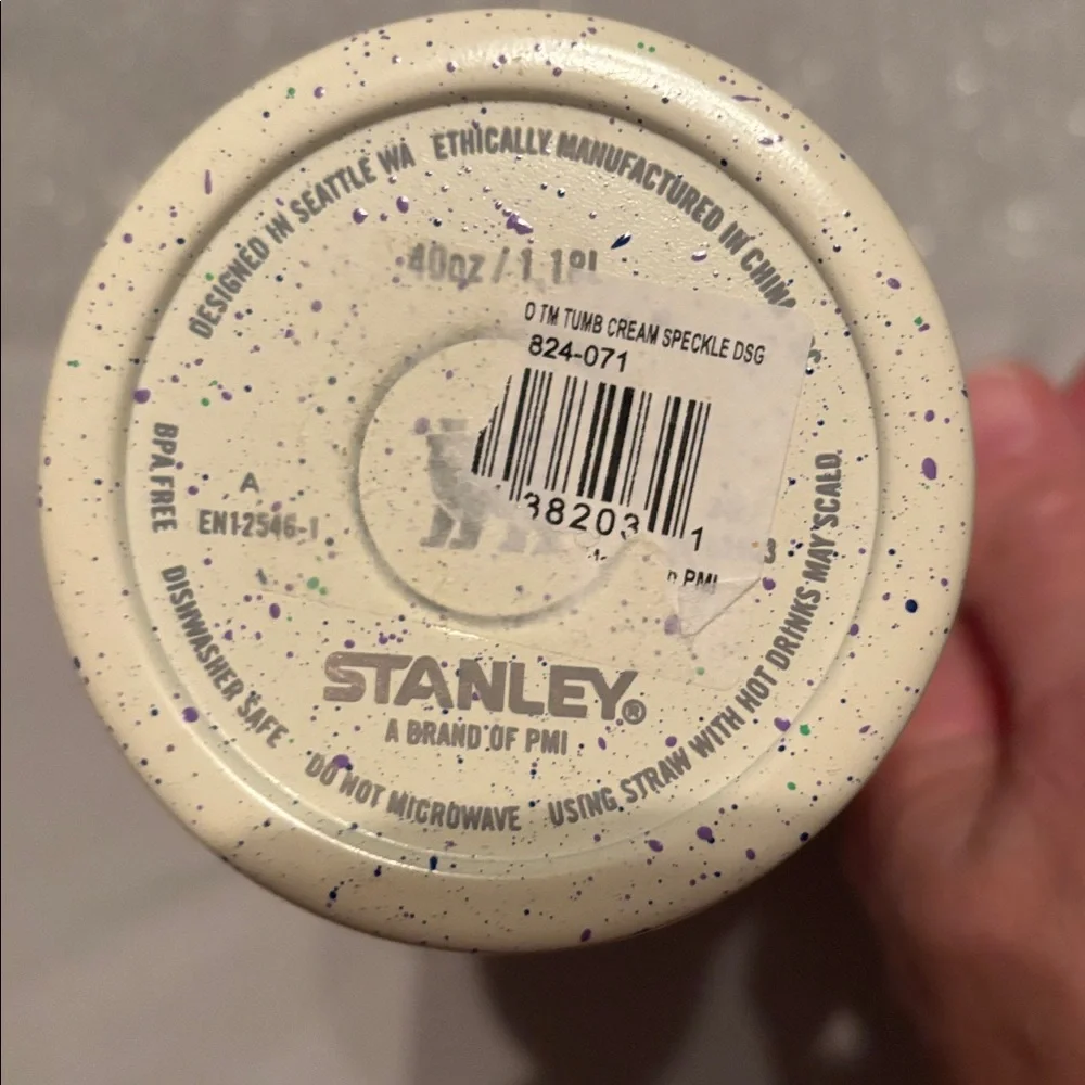 Stanley Cream Speckle Travel Mug - Picture 3 of 5